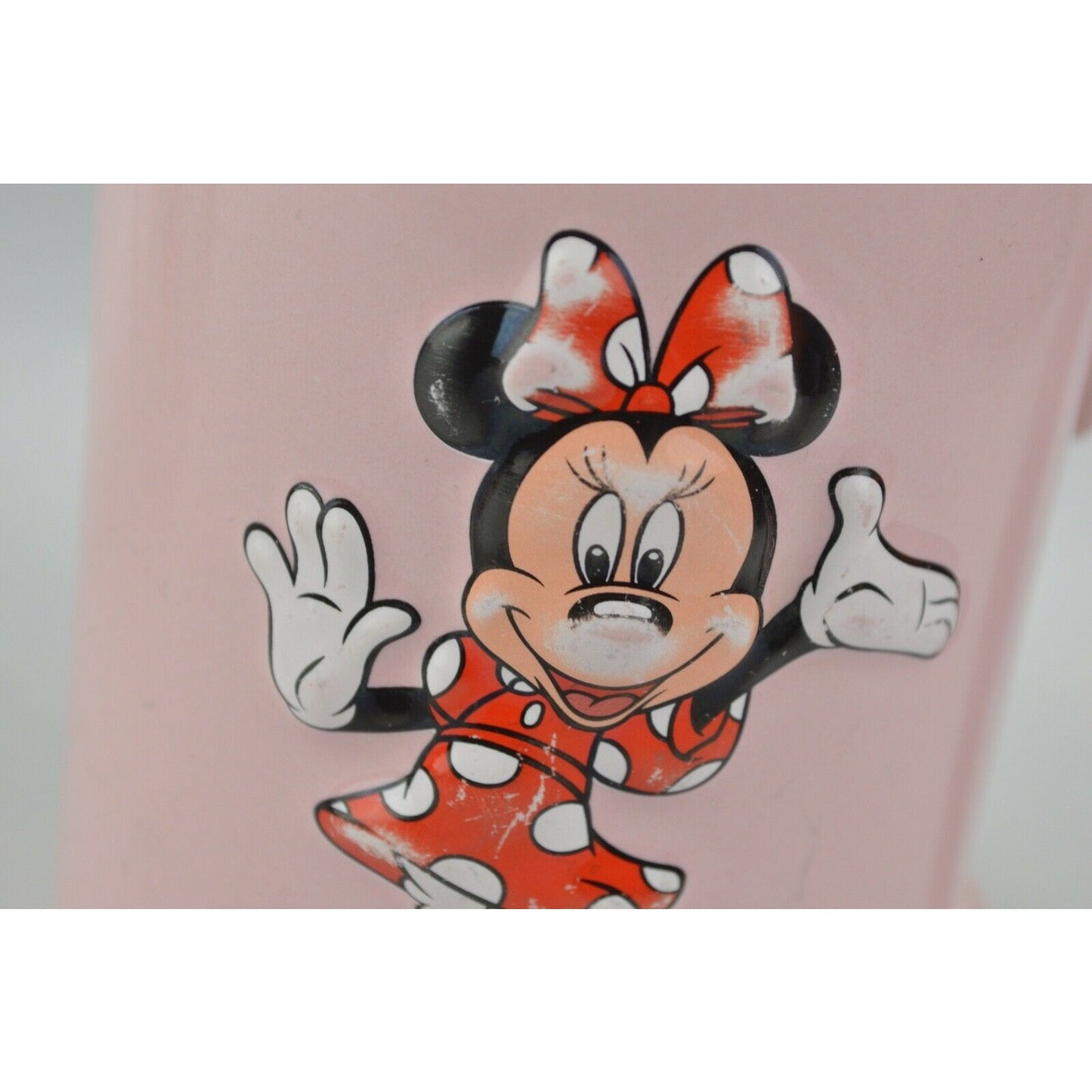 Set x3 Disney Disneyland Characters Mickey Mouse Minnie Pink Ceramic Coffee Mug