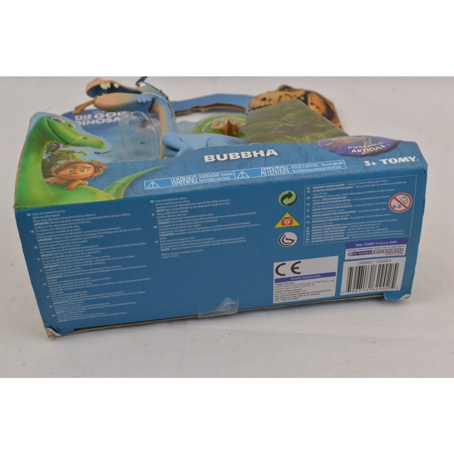 The Good Dinosaur Bubbha Rustlers w/ Critter Disney Tomy Poseable Action Figure