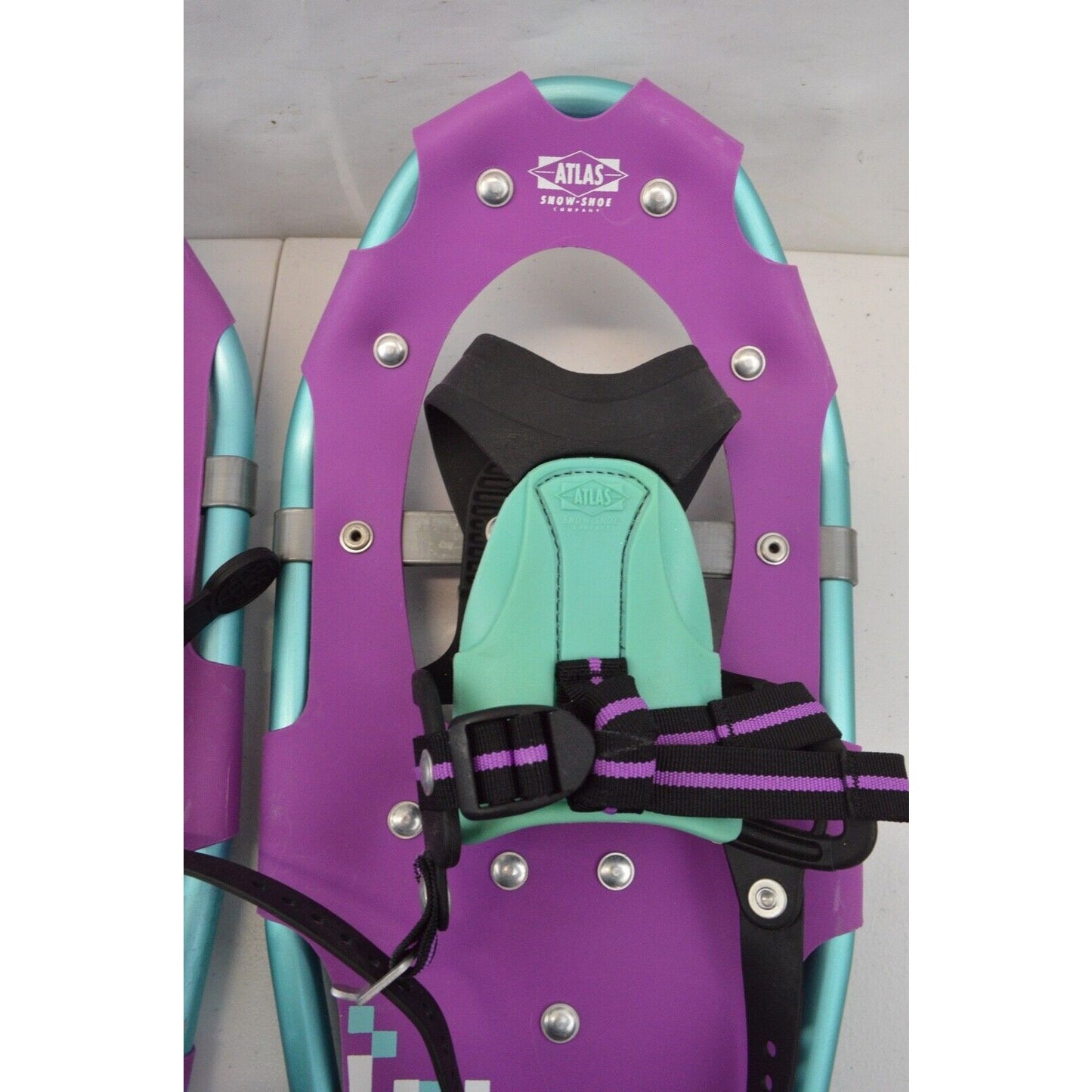 Atlas Echo 20 Aluminum Frame Purple Snowshoes Blue Girls Youth Ages 8-12 Trail