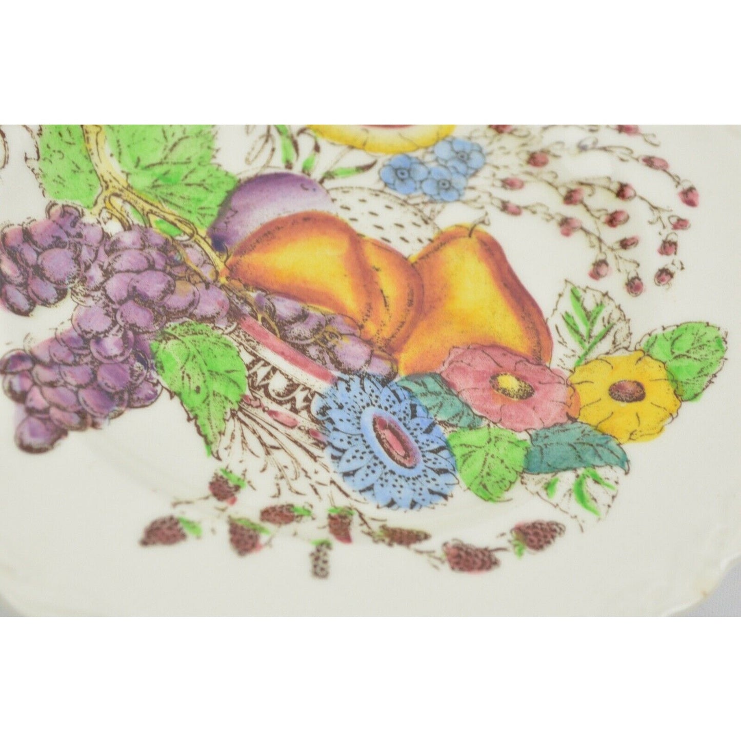 Set Of x5 Vintage Vernon Kilns Fruitdale Ceramic Plate USA Hand Painted 6-1/2''