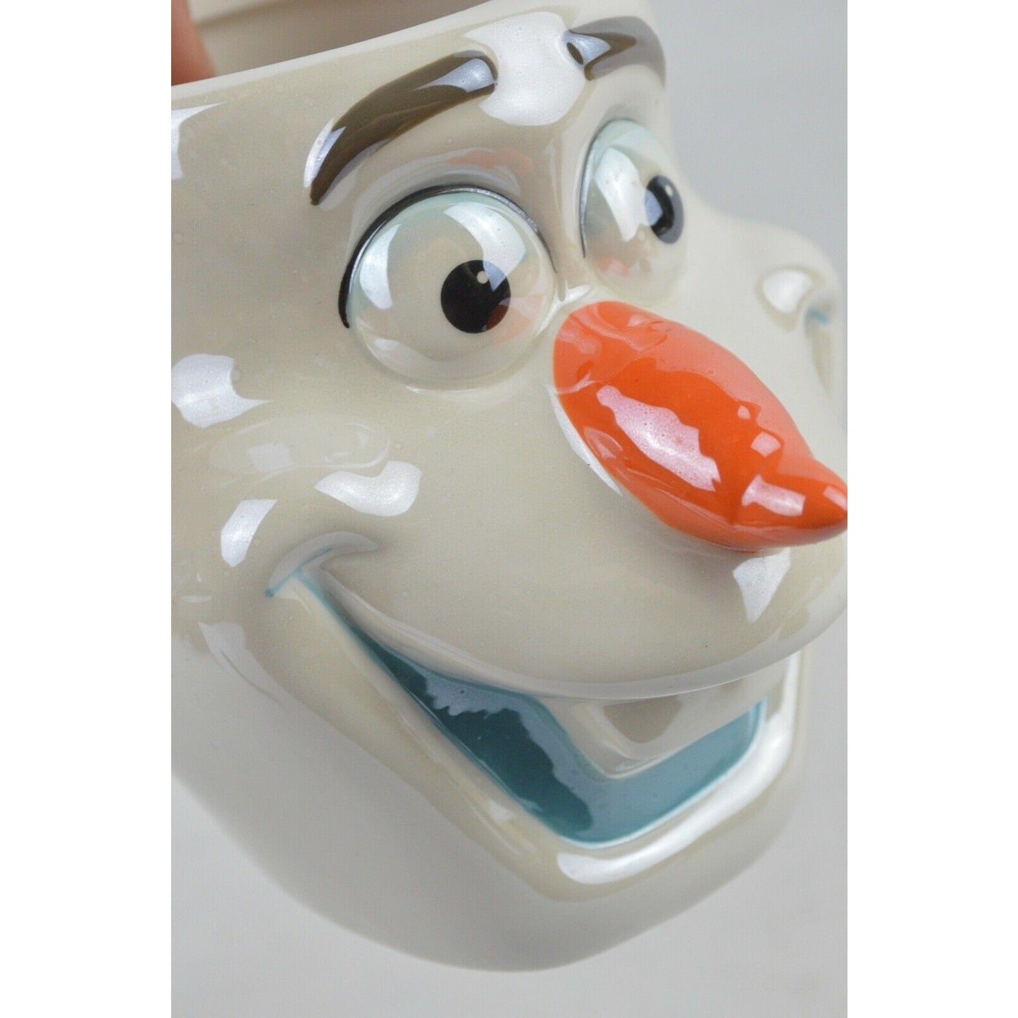 Disney Olaf Frozen 3D Ceramic Coffee Mug Tea Cup Galerie 20oz Pearl White Large