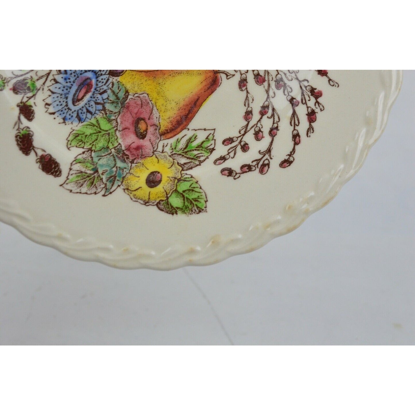 Set Of x5 Vintage Vernon Kilns Fruitdale Ceramic Plate USA Hand Painted 6-1/2''