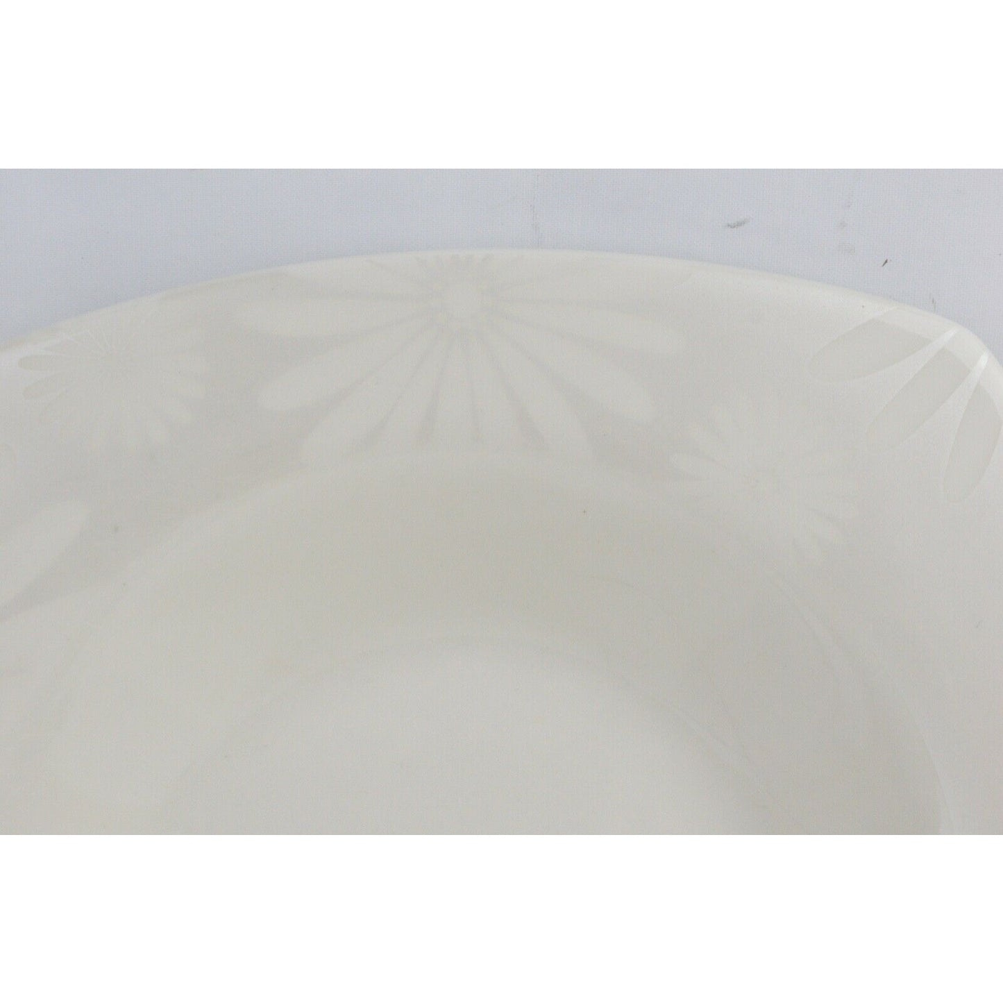 Set x7 Soup Bowl Plates 222 Fifth Alice Platinum Pattern Square White Matte 8''