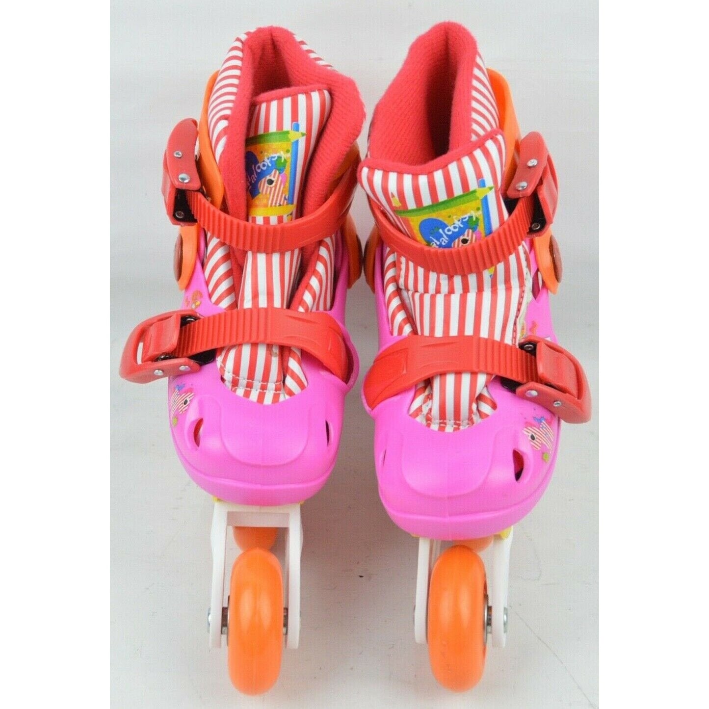 Lalaloopsy Inline Training Skates Adjustable Size 7-10 Girls Pink Orange Red