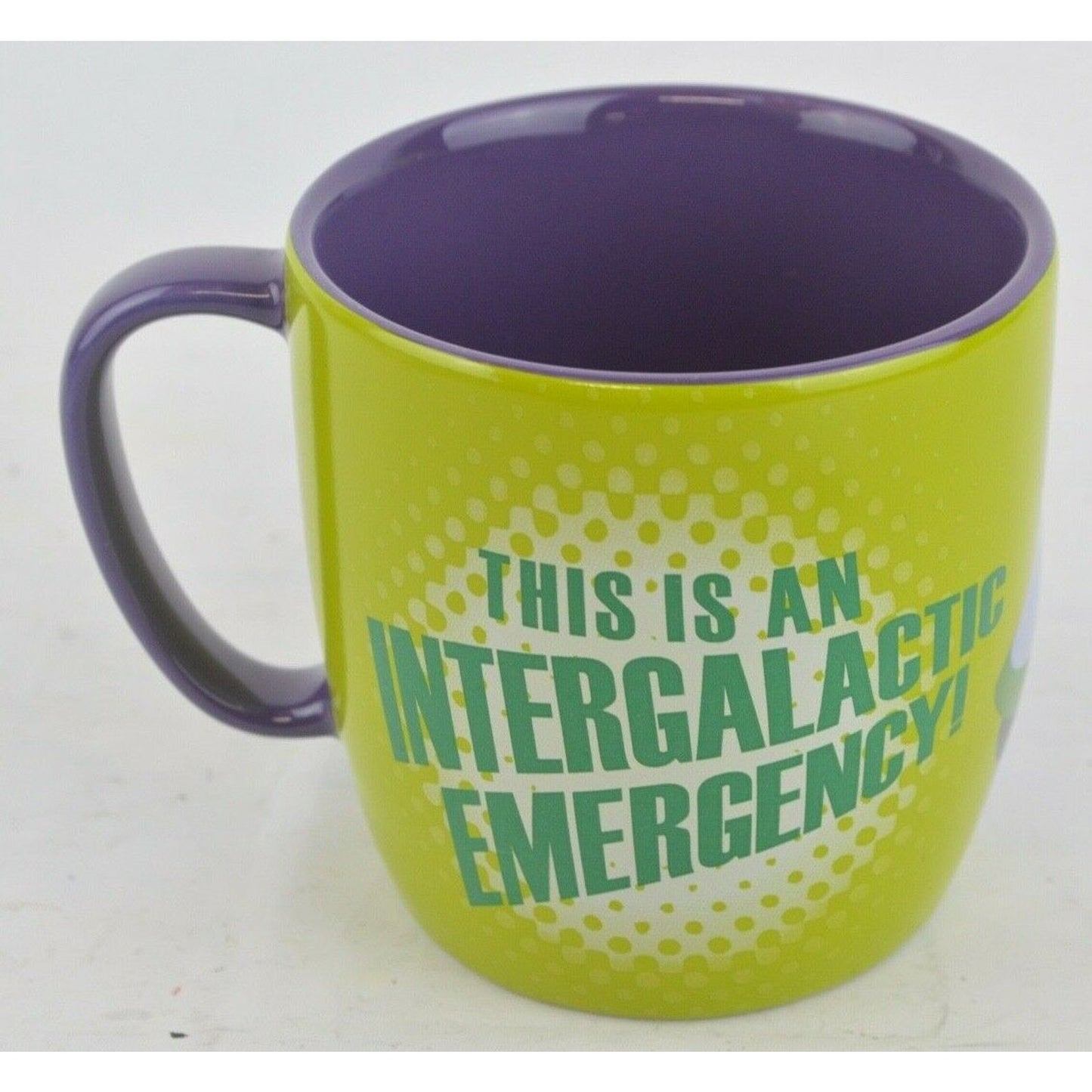 Ceramic Mug Cup Toy Story 3D Disney Store Buzz Lightyear Intergalactic Emergency