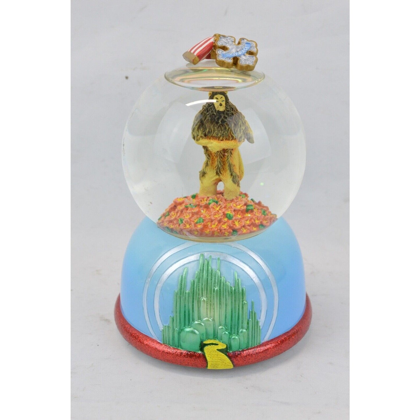 Snow Globe Waterglobe THE WIZARD OF OZ COWARDLY LION SAN FRANCISCO MUSIC 2006