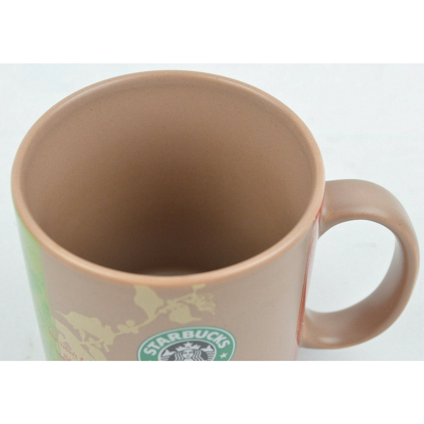 2006 Starbucks Coffee Land Origin Poem Africa Ceramic Coffee Mug 14oz Bean Story