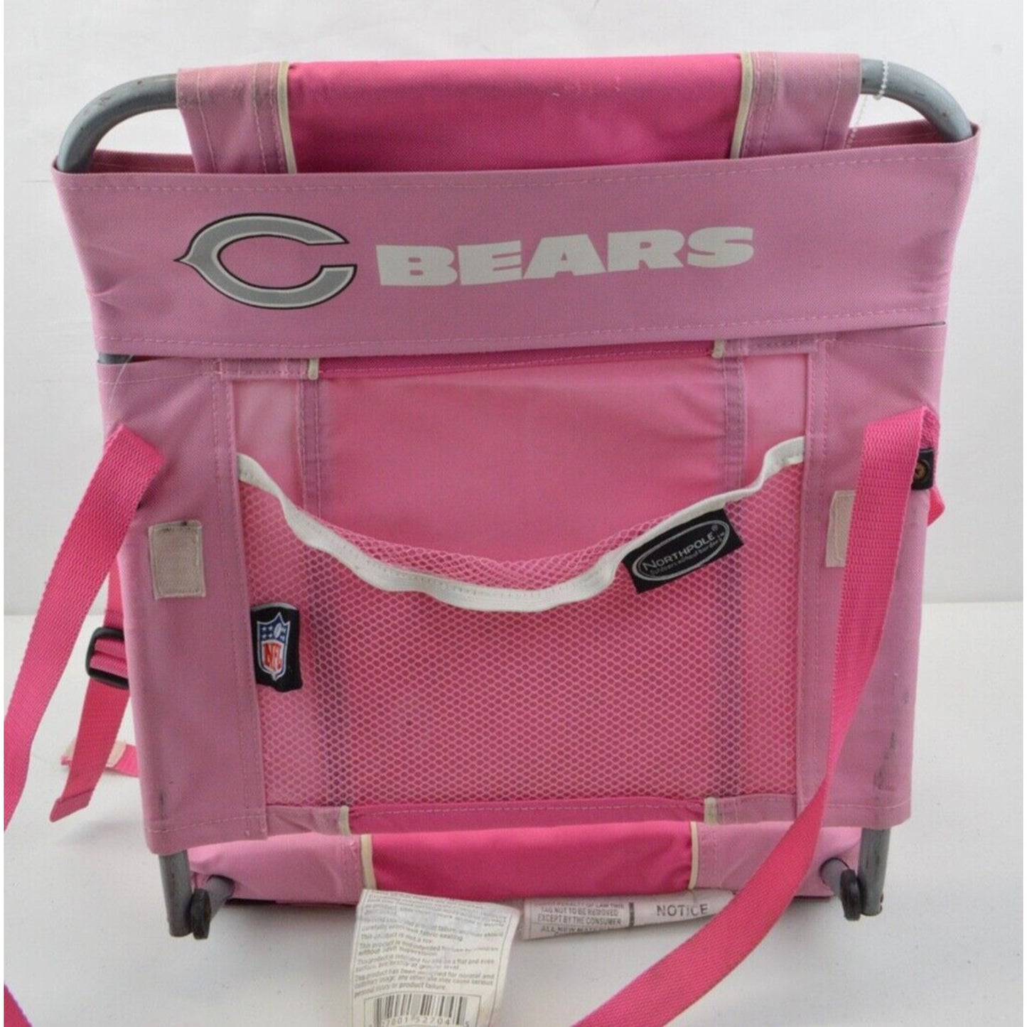 NFL Chicago Bears Folding Football Stadium Seat Cushion Pink 439P-CPB NORTH POLE