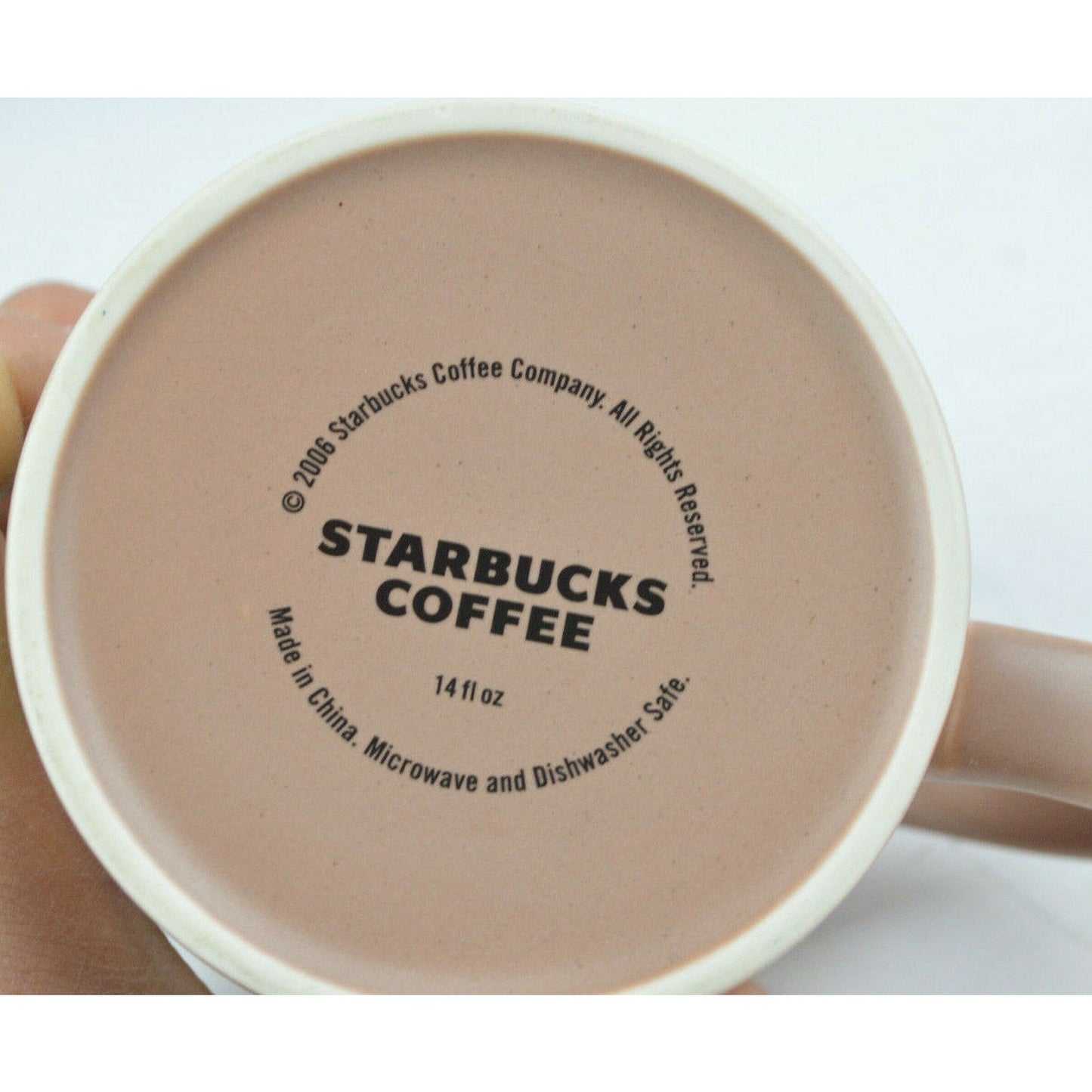 2006 Starbucks Coffee Land Origin Poem Africa Ceramic Coffee Mug 14oz Bean Story