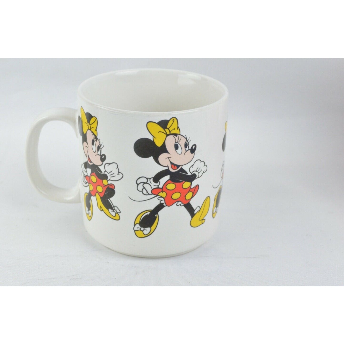 Set x3 Disney Disneyland Characters Mickey Mouse Minnie Pink Ceramic Coffee Mug