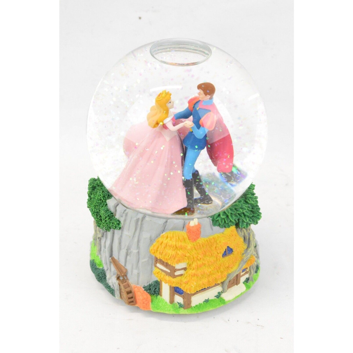 Snow Globe Sleeping Beauty Waltz Disney Music Box 3D Prince Fairies Enesco