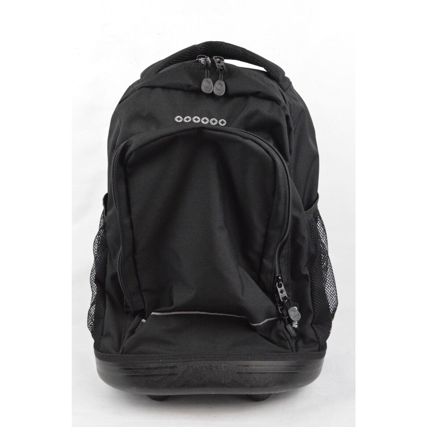 Rolling Backpack J World New York Sunny School Travel Black Laptop Carry-on