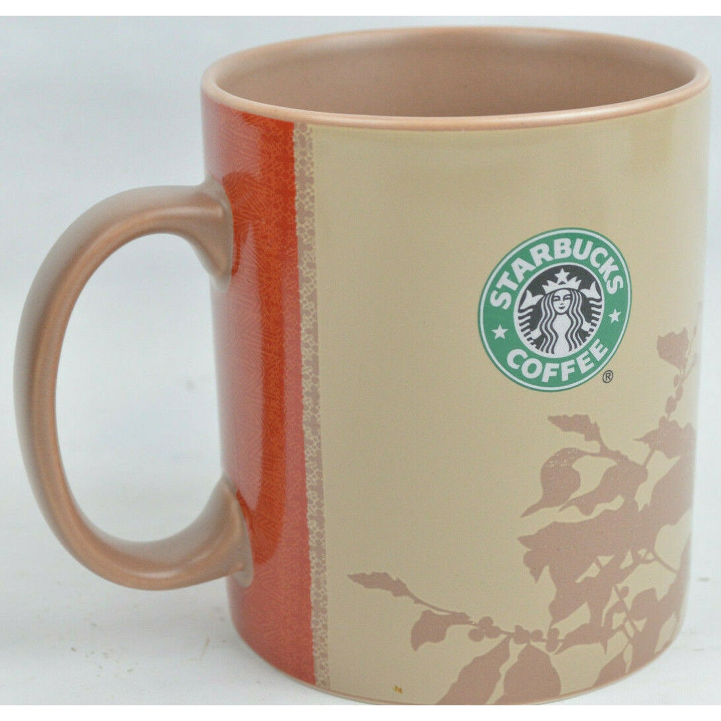 2006 Starbucks Coffee Land Origin Poem Africa Ceramic Coffee Mug 14oz Bean Story