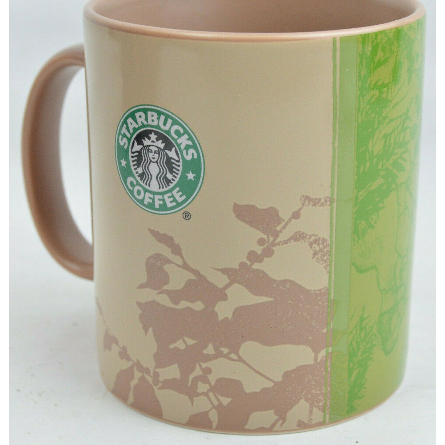 2006 Starbucks Coffee Land Origin Poem Africa Ceramic Coffee Mug 14oz Bean Story