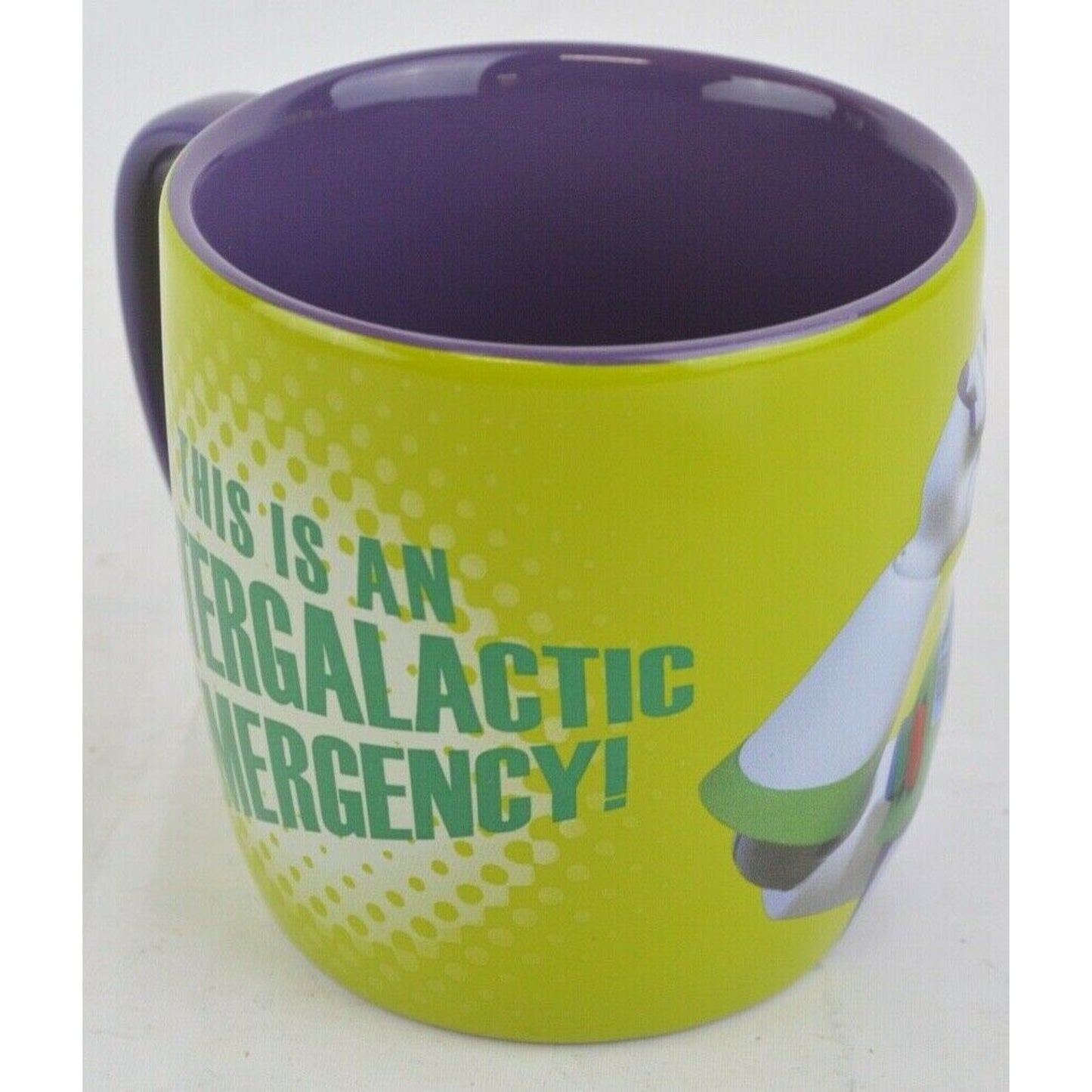 Ceramic Mug Cup Toy Story 3D Disney Store Buzz Lightyear Intergalactic Emergency