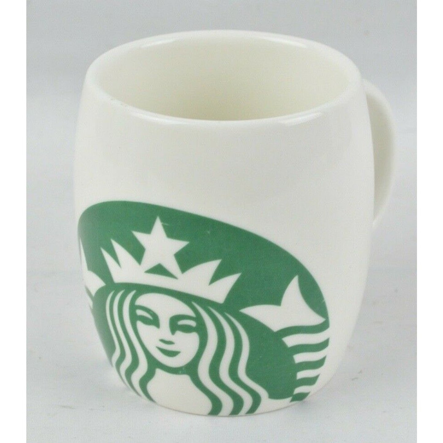 Ceramic Coffee Tea Mug Cup Starbucks Barrel 14oz Classic Mermaid Logo White 2010