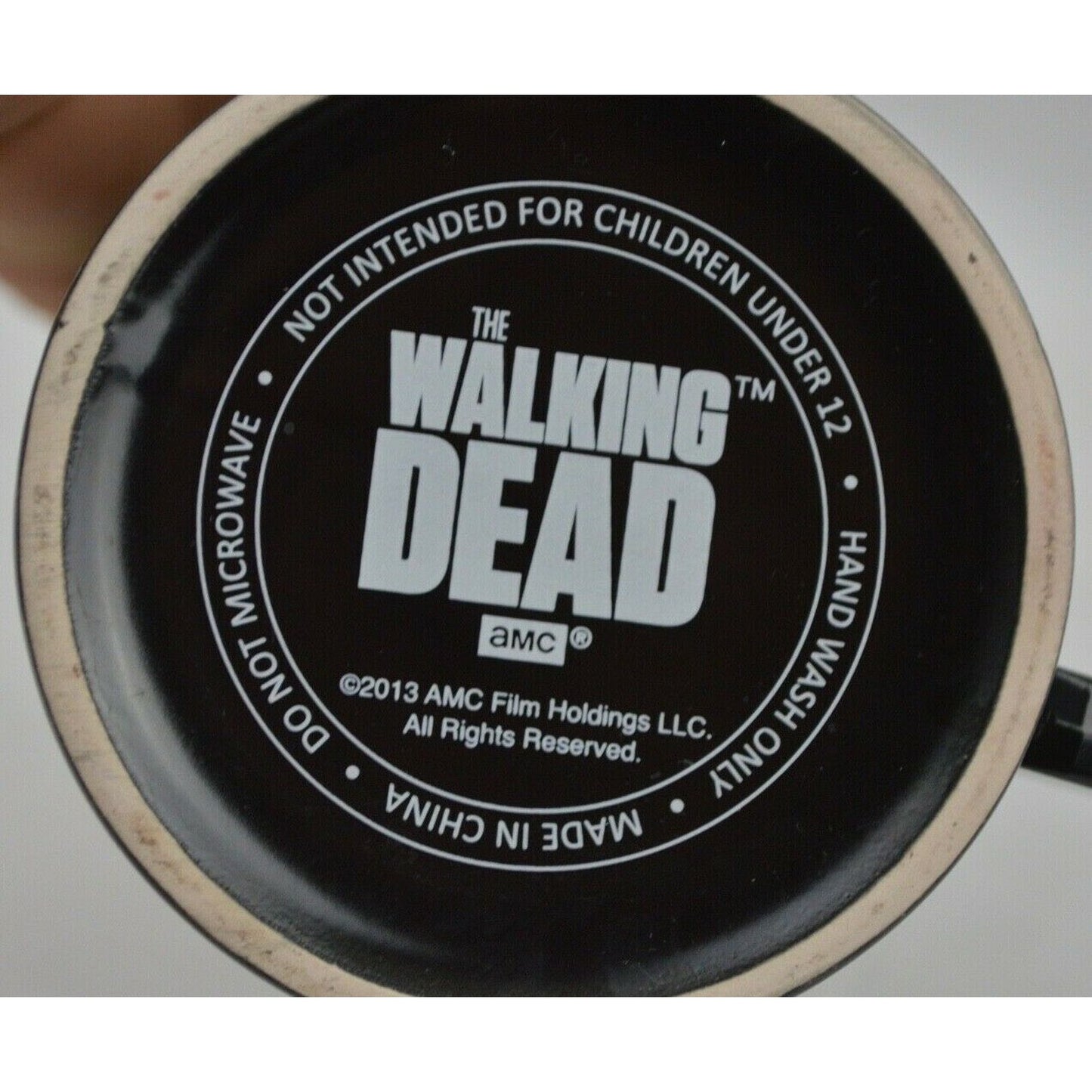 Ceramic Coffee Mug Bow Handle TWD The Walking Dead If Daryl Dies We Riot 2013