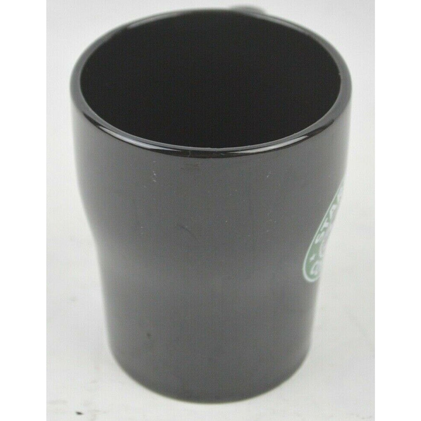 Ceramic Coffee Mug Cup Starbucks Collectible Mermaid Logo Black 2008 80z Small