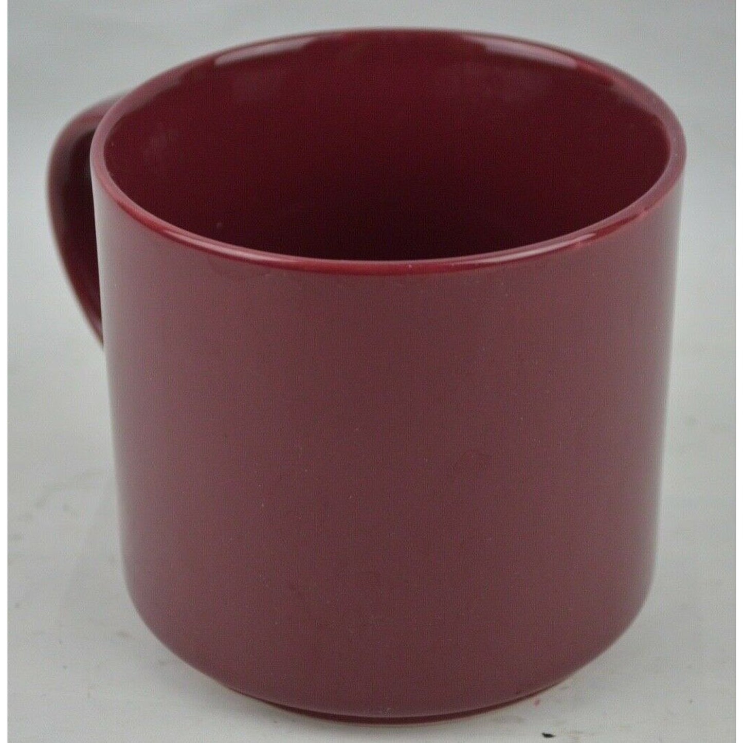 Starbucks Ceramic Coffee Mug Cup Embossed Etched Burgundy Maroon Red Wine 2013