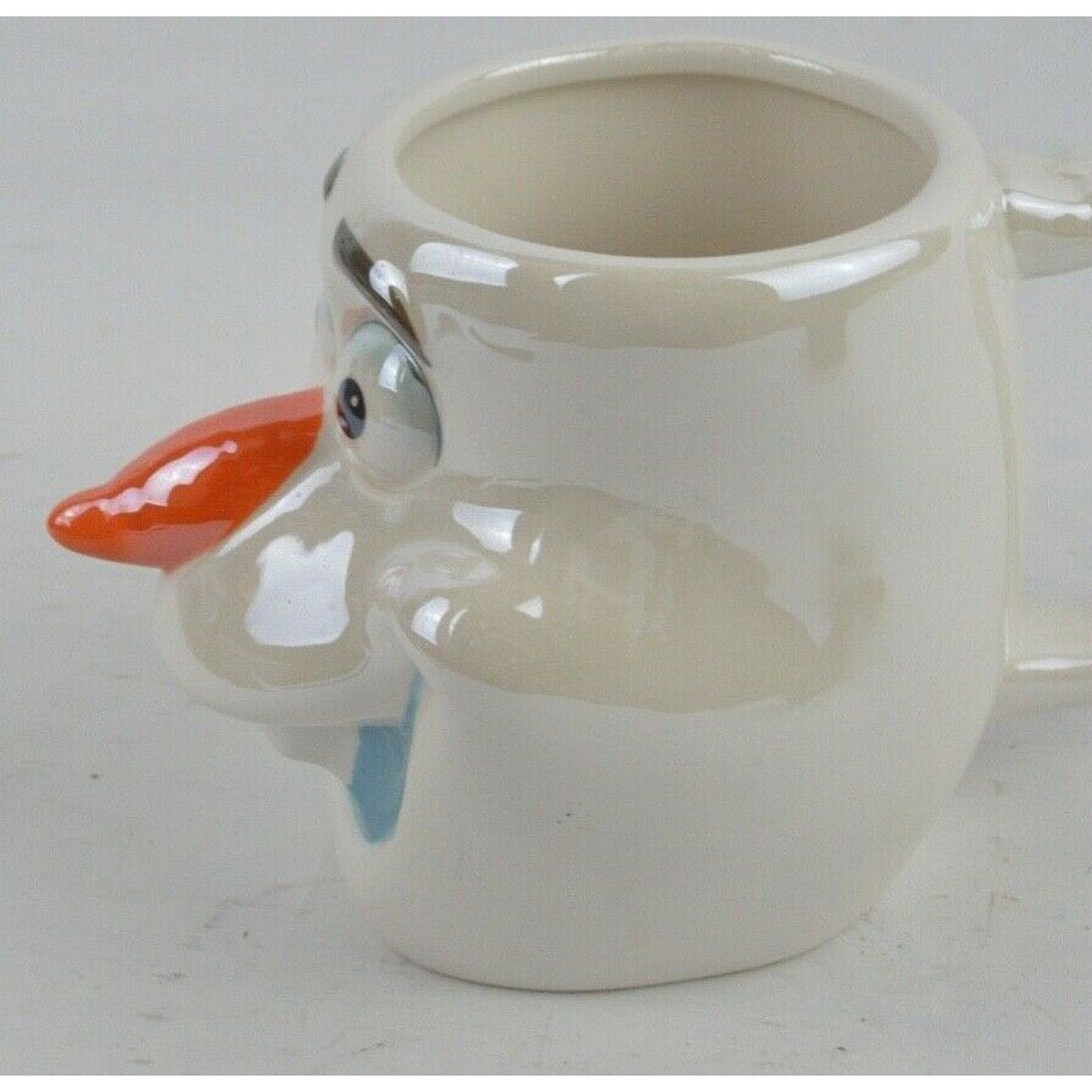 Disney Olaf Frozen 3D Ceramic Coffee Mug Tea Cup Galerie 20oz Pearl White Large