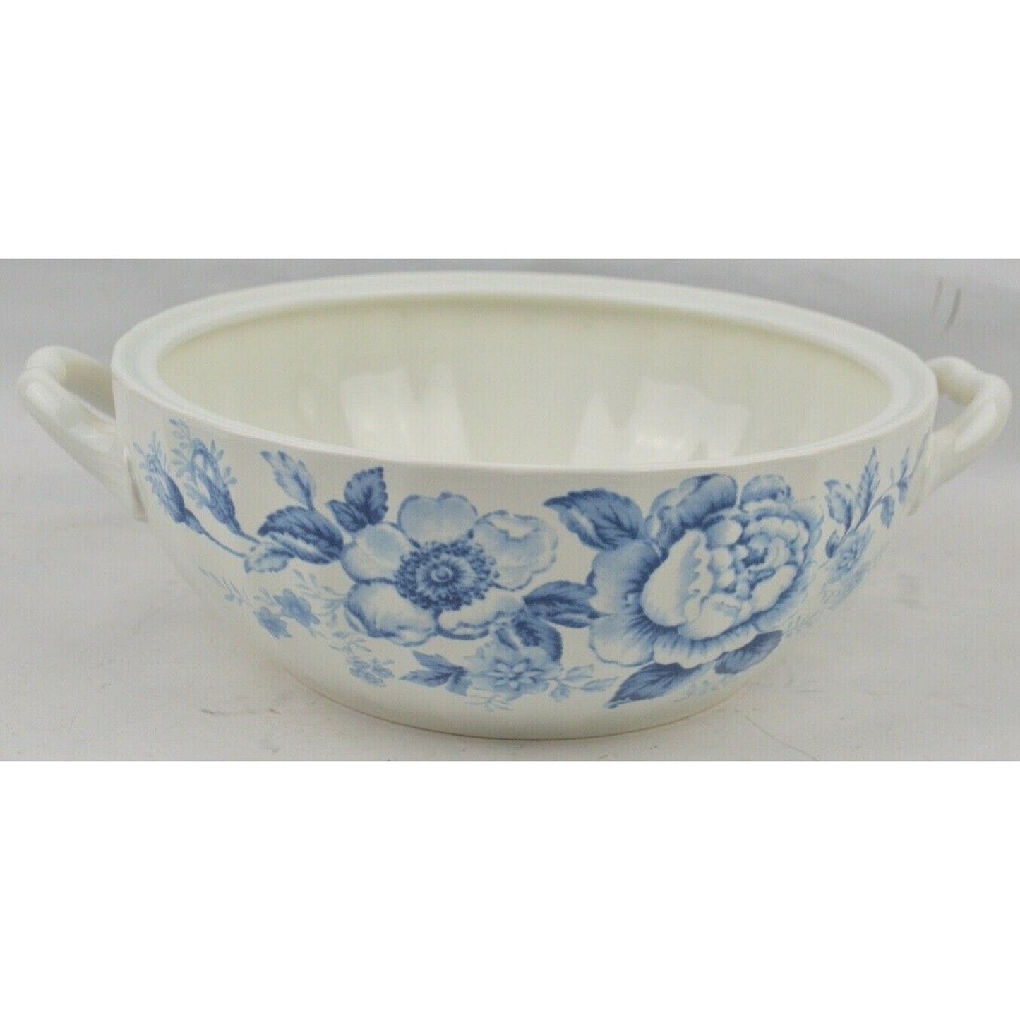 Ralph Lauren Casserole Lid Blue White Floral Morning Garden Covered Vegetable