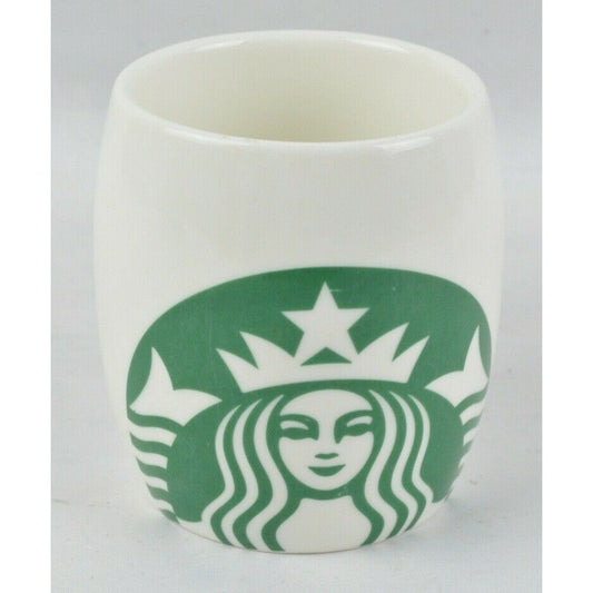 Ceramic Coffee Tea Mug Cup Starbucks Barrel 14oz Classic Mermaid Logo White 2010