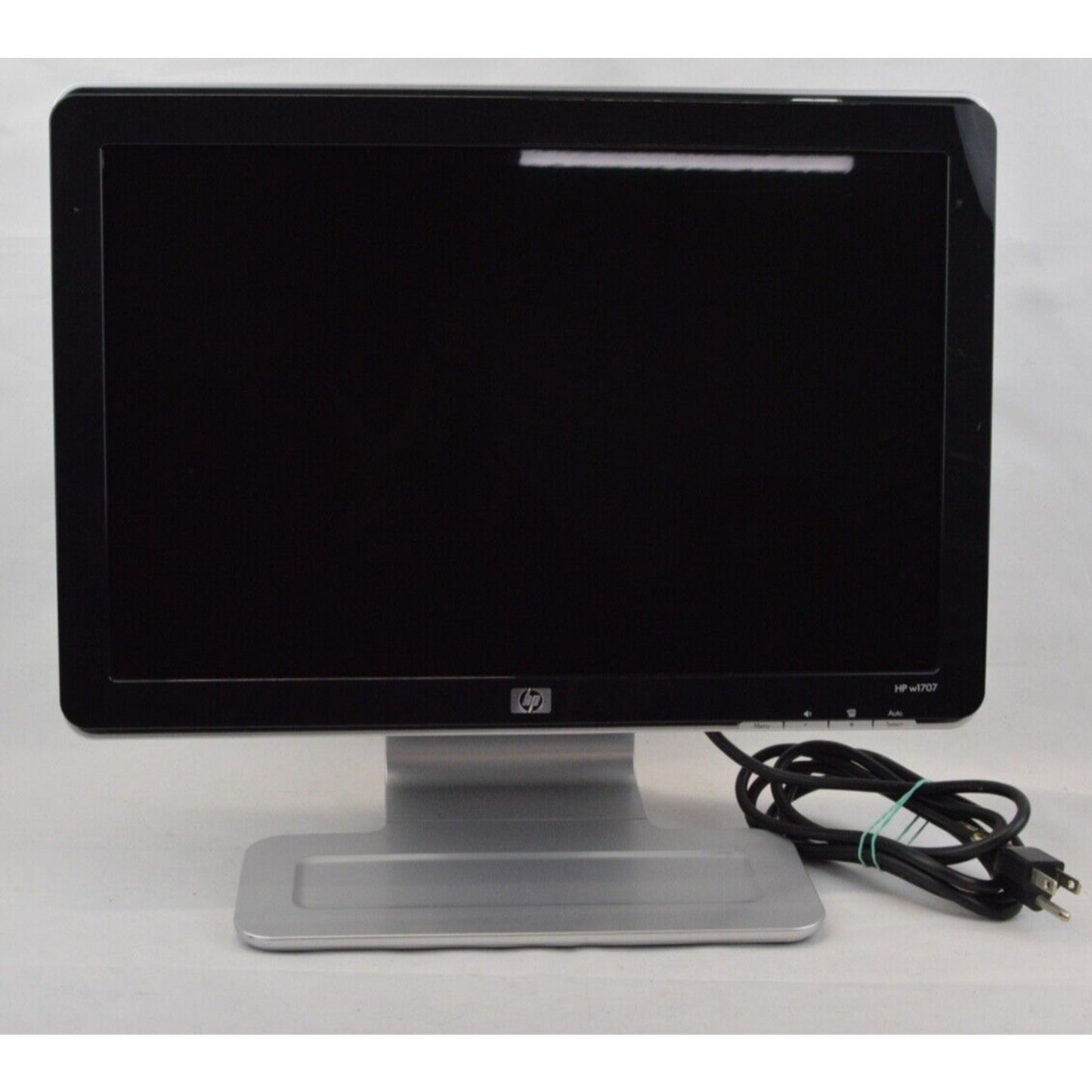 Computer PC Monitor Screen HP W1707 17-inch LCD TFT Built-In Speakers Widescreen