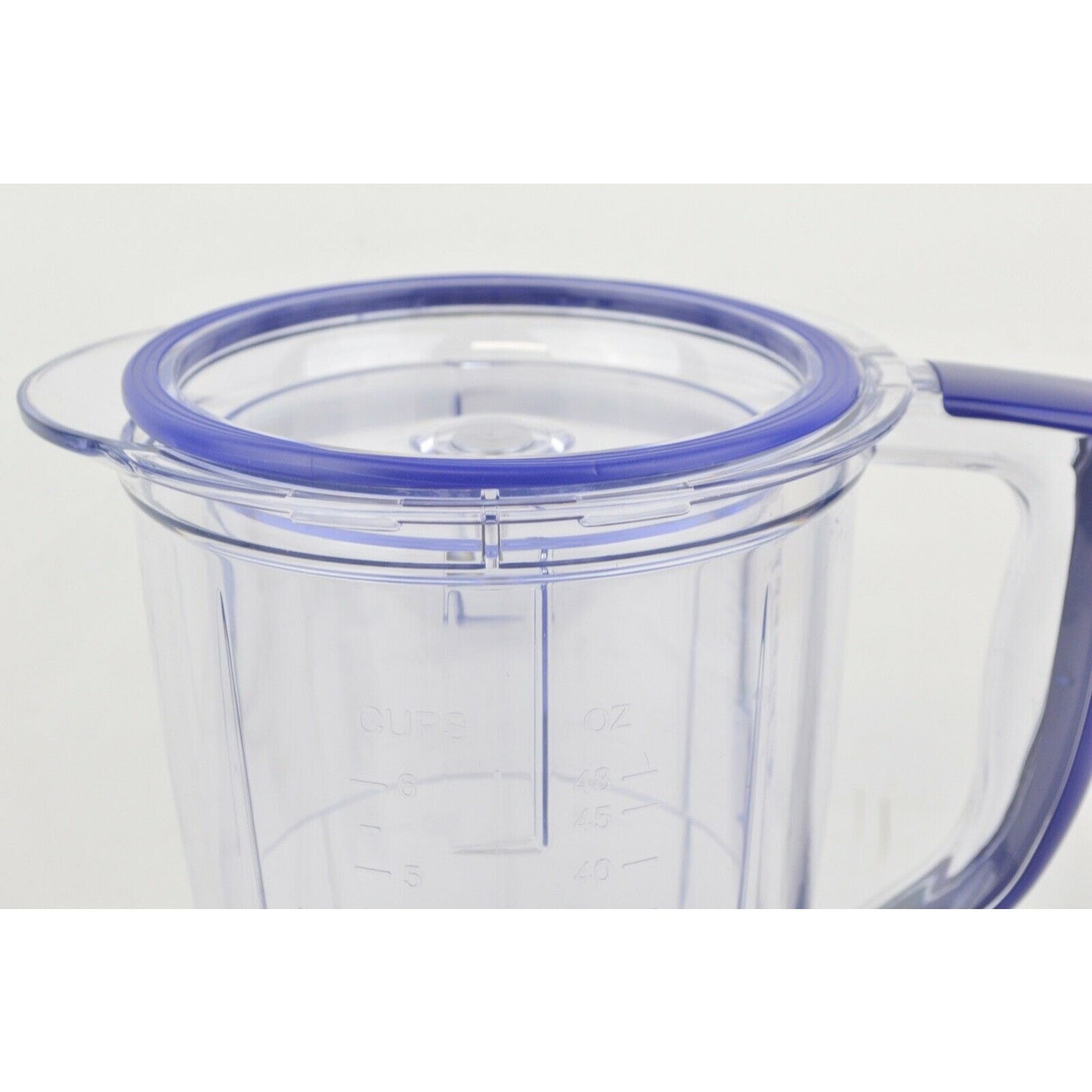 Ninja Replacement Plastic Pitcher Bowl For Master Prep 48 oz QB900B Blender Blue