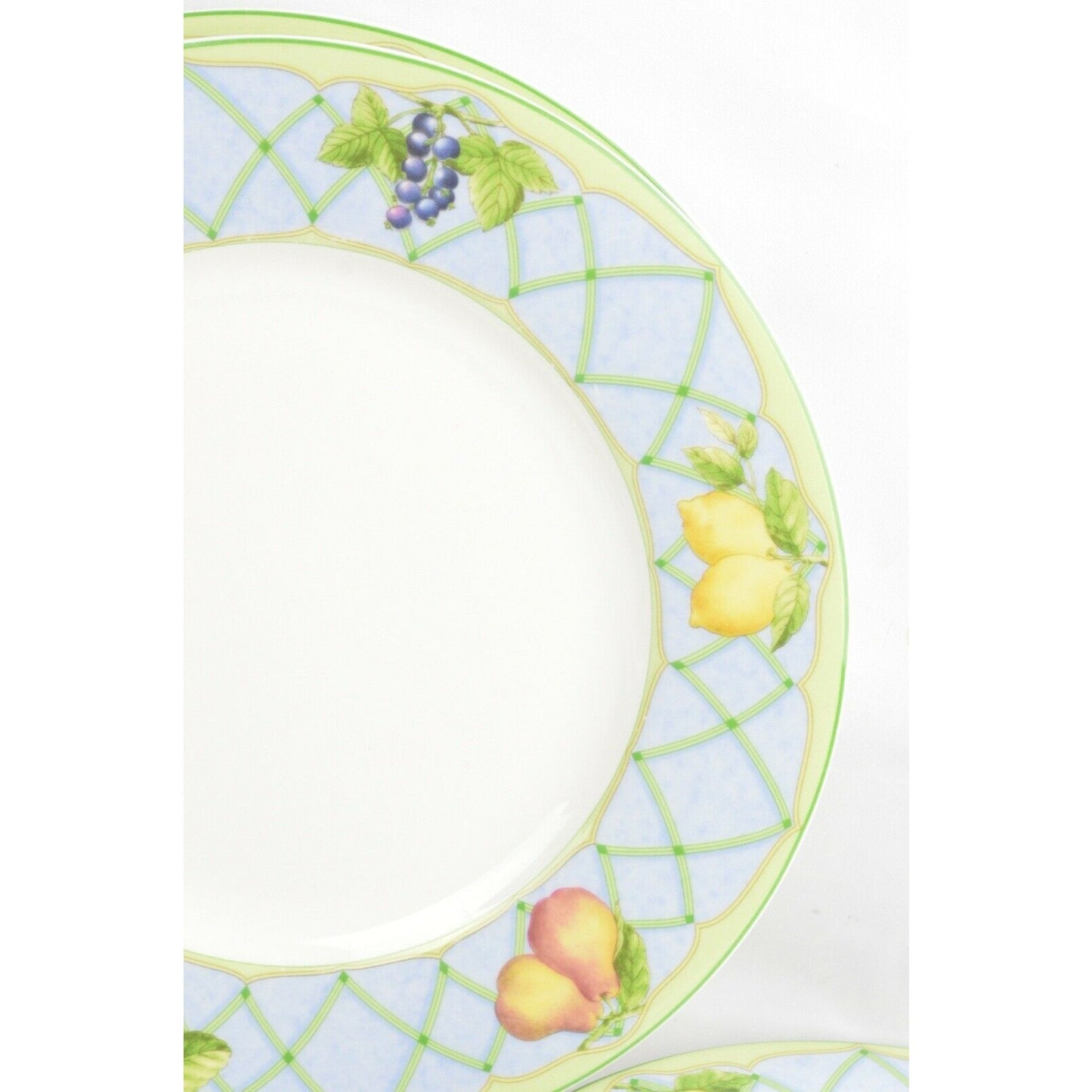 Set 7x Salad Ceramic Plates MIKASA Casual Classics Y4001 Fruit Rapture Thailand